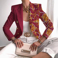 Damenblazer mit elegantem Schmetterlingsdesign: in Rot