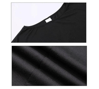 Gudrun - Elegante asymmetrische Bluse mit lockerer Passform | Minimalistische schwarze asymmetrische Bluse