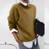 Gabriella - Damenpullover mit weitem Schnitt in Khaki