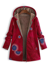 Nereliza | Stylischer Hoodie in Rot