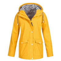 Virginia - Wasser und winddichte Jacke in Gelb