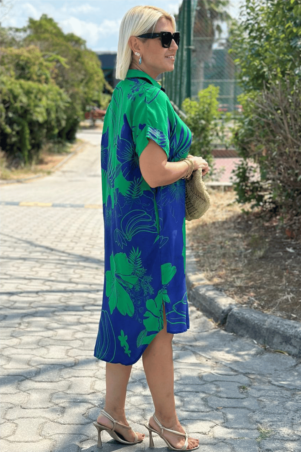 Käthe – Sommerkleid mit Blütenprint