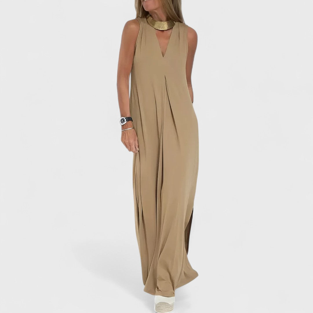 Livana – Maxikleid mit raffinierter Drapierung