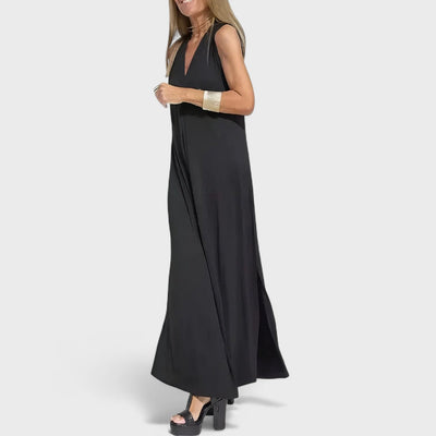 Livana – Maxikleid mit raffinierter Drapierung