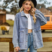 Zeitlose Denim-Jacke für Damen - Helen in Blau