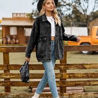 Zeitlose Denim-Jacke für Damen - Helen in Schwarz