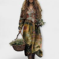 Juri - Langarm Kleid in Vintage